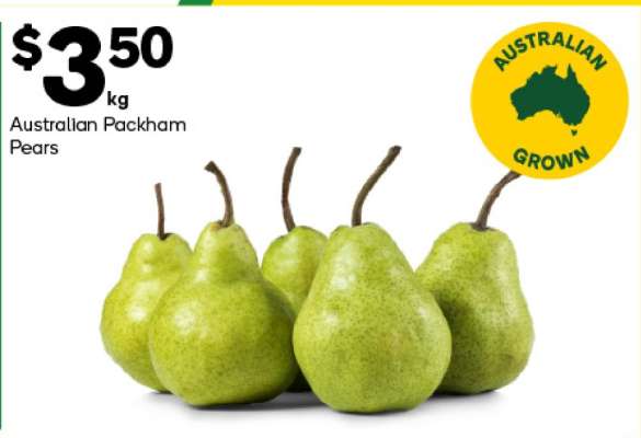 Australian Packham Pears