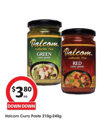 Valcom Curry Paste 210g-240g