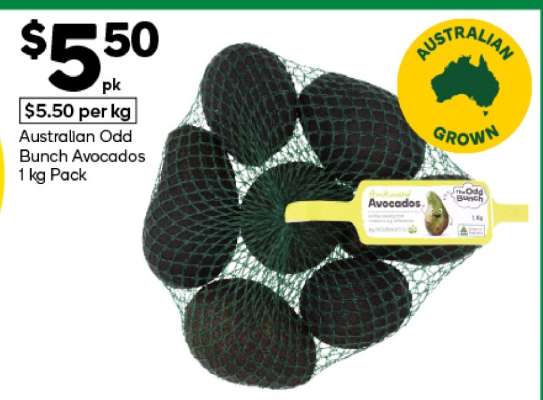 Australian Odd Bunch Avocados 1 kg Pack