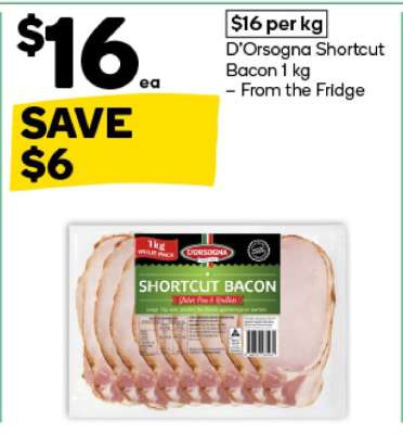 D'Orsogna Shortcut Bacon 1 kg