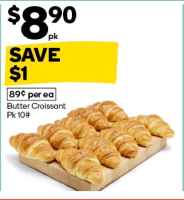 Butter Croissant Pk 10