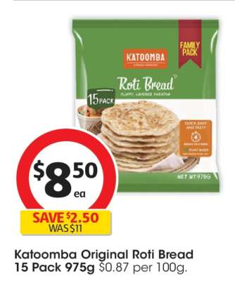 Katoomba Original Roti Bread