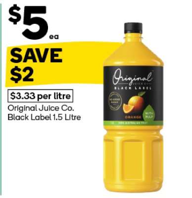 Original Juice Co. Black Label 1.5 Litre