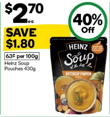Heinz Soup Pouches 430g