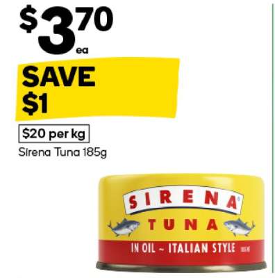 Sirena Tuna 185g