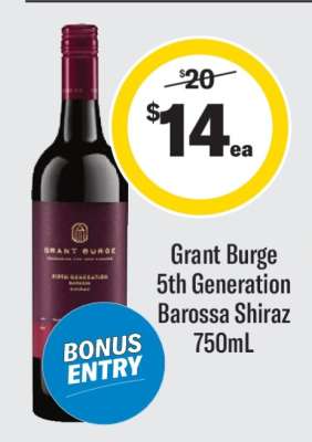 Grant Burge 5th Generation Barossa Shiraz 750mL