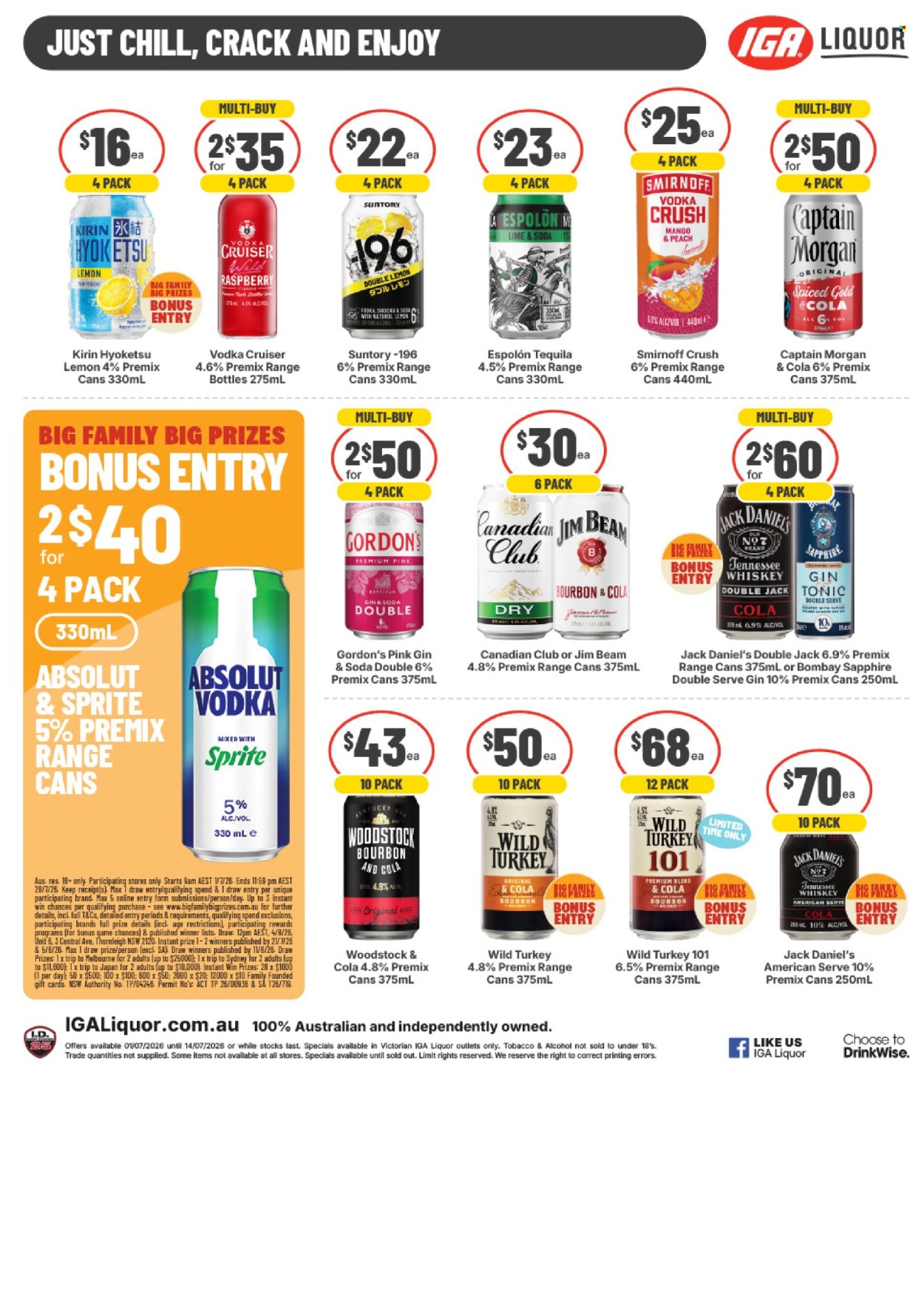 IGA LIQUOR catalogue - 1.7.2026 - 14.7.2026. Page 8