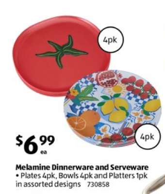 Melamine Dinnerware and Serveware