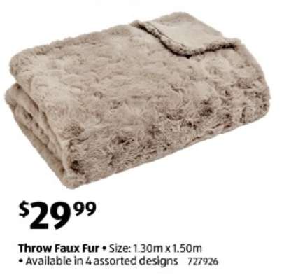 Throw Faux Fur