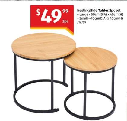 Nesting Side Tables 2pc set