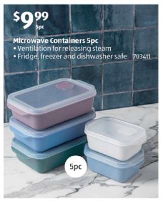 Microwave Containers 5pc