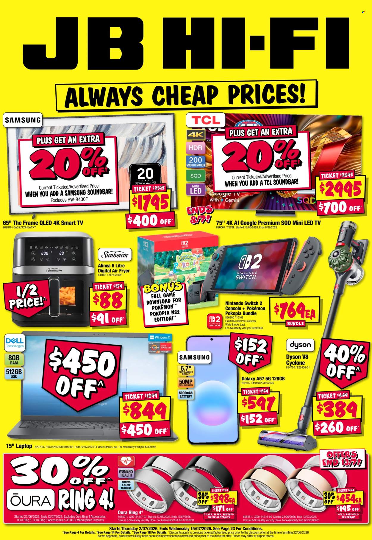 JB Hi-Fi catalogue - 2.7.2026 - 15.7.2026. Page 1