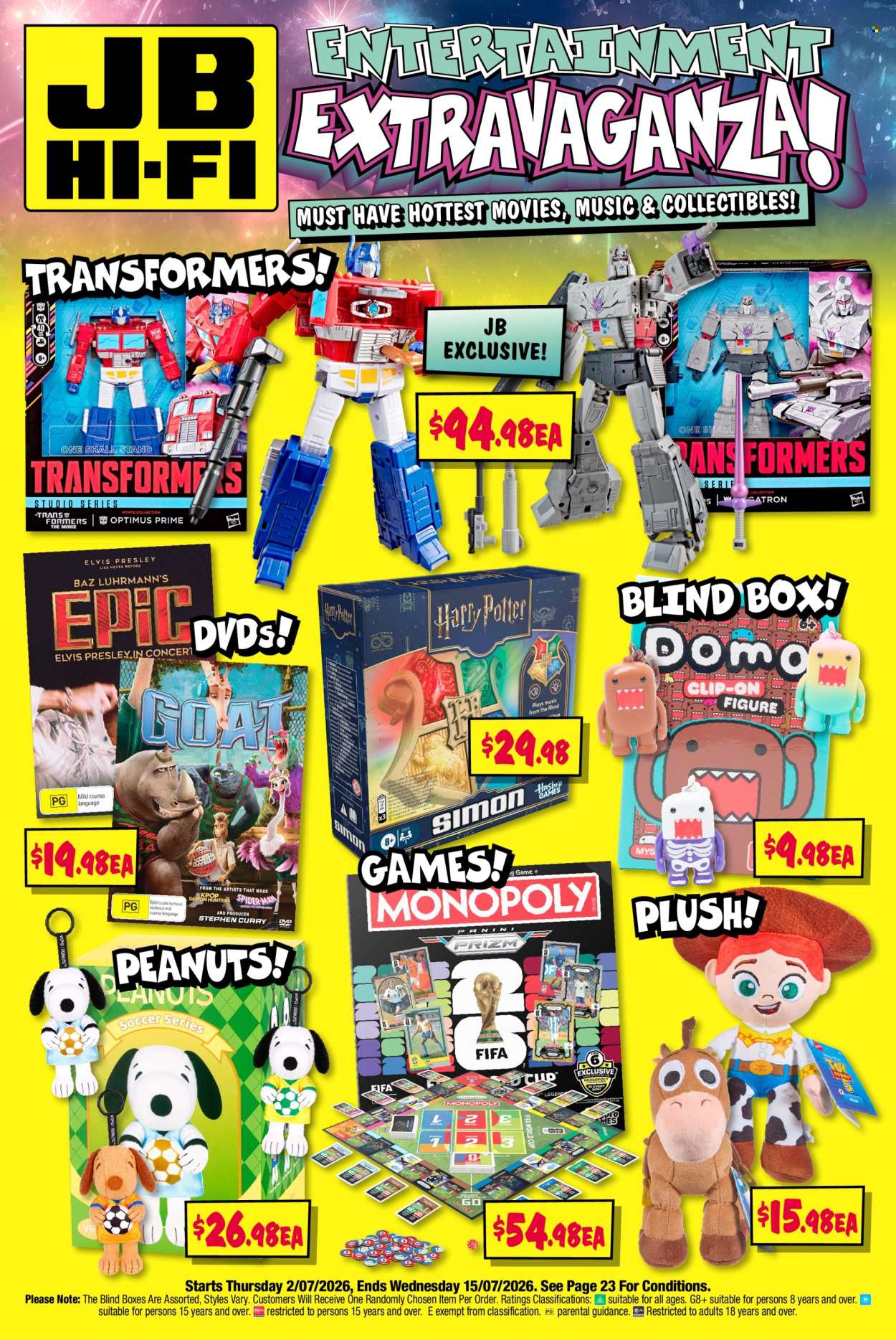 JB Hi-Fi catalogue - 2.7.2026 - 15.7.2026. Page 1