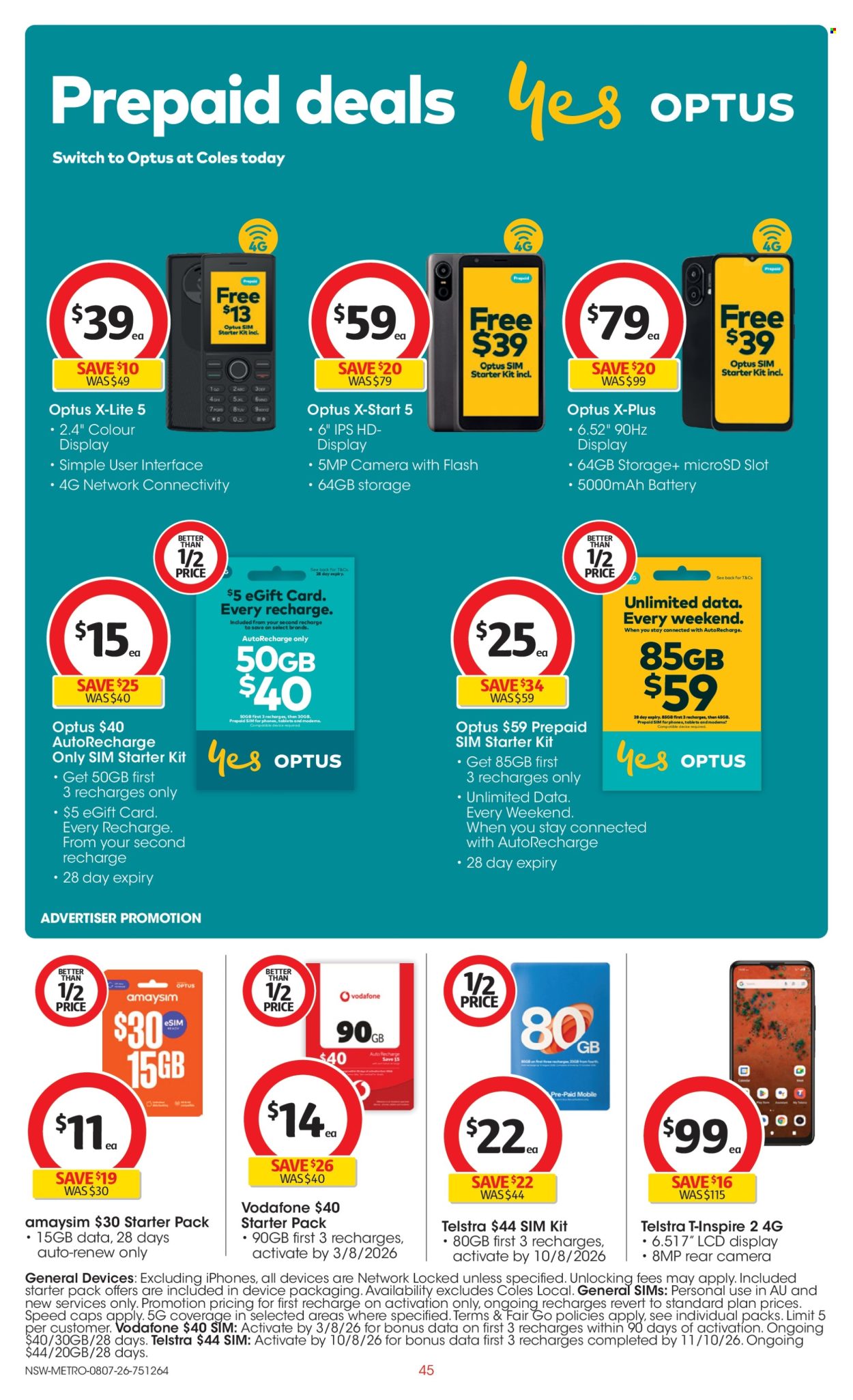 Coles catalogue - 8.7.2026 - 14.7.2026. Page 45
