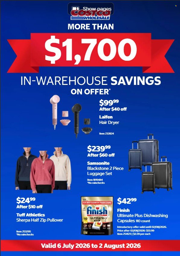 Costco catalogue - 6.7.2026 - 2.8.2026. Page 1