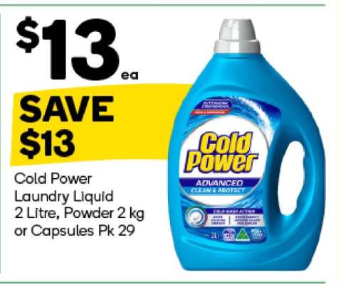 Cold Power Laundry Liquid