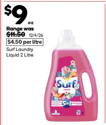 Surf Laundry Liquid 2 Litre