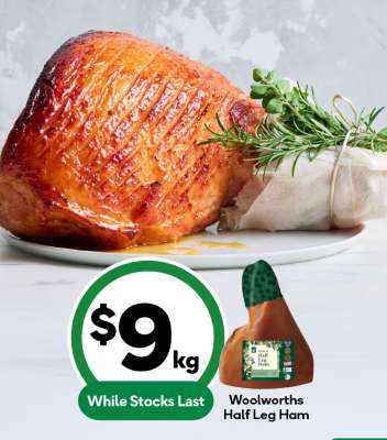 Woolworths Half Leg Ham