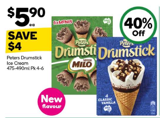 Peters Drumstick Ice Cream