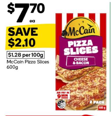 McCain Pizza Slices 600g
