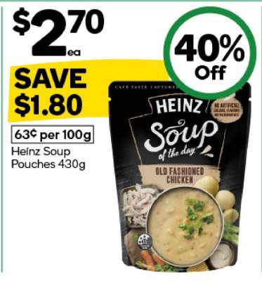 Heinz Soup Pouches 430g