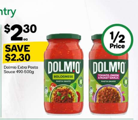 Dolmio Extra Pasta Sauce 490-500g