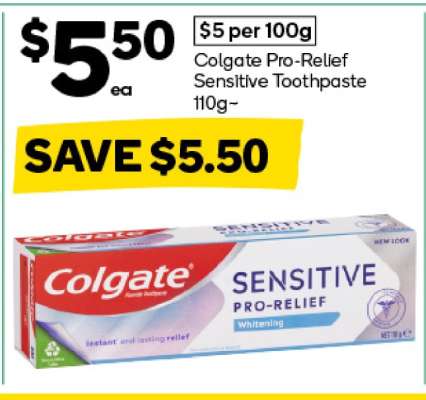 Colgate Pro-Relief Sensitive Toothpaste 110g
