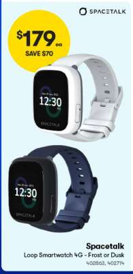 Spacetalk Loop Smartwatch 4G - Frost or Dusk