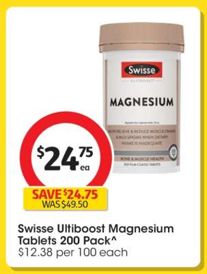 Swisse Ultiboost Magnesium Tablets 200 Pack