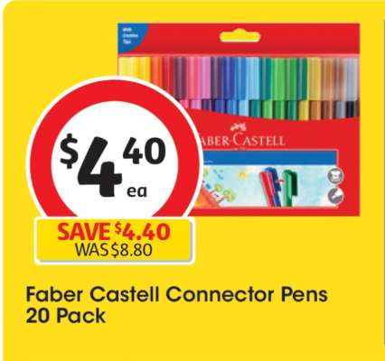 Faber Castell Connector Pens 20 Pack
