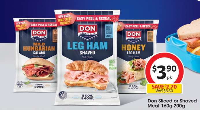 Don Sliced or Shaved Meat 160g-200g