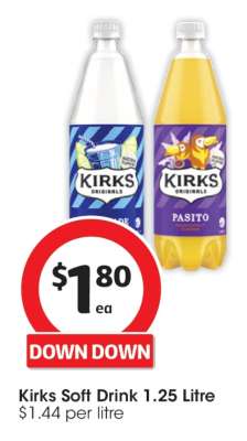 Kirks Soft Drink 1.25 Litre