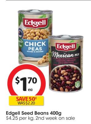 Edgell Seed Beans 400g