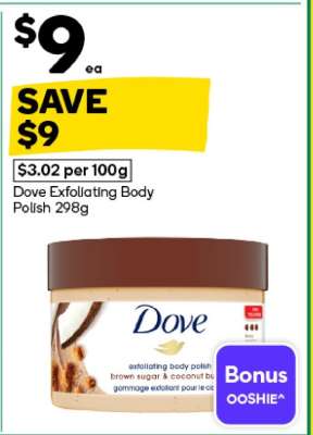 Dove Exfoliating Body Polish 298g