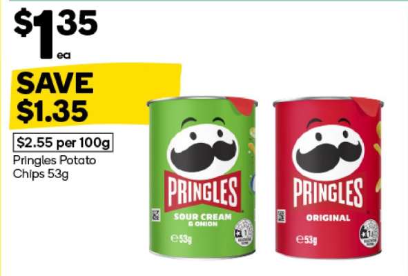 Pringles Potato Chips 53g