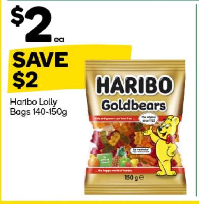Haribo Lolly Bags 140-150g