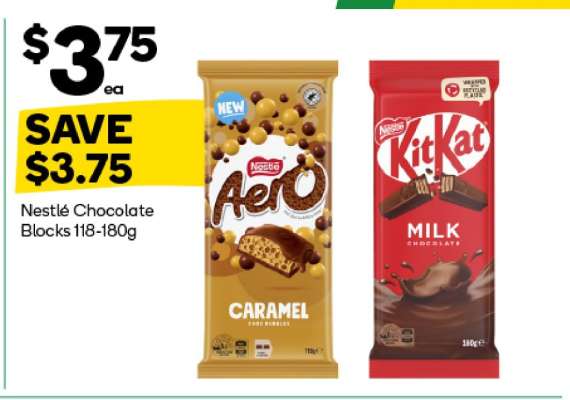 Nestlé Chocolate Blocks 118-180g
