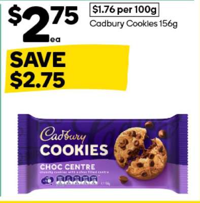 Cadbury Cookies 156g