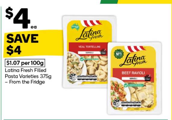Latina Fresh Filled Pasta Varieties 375g