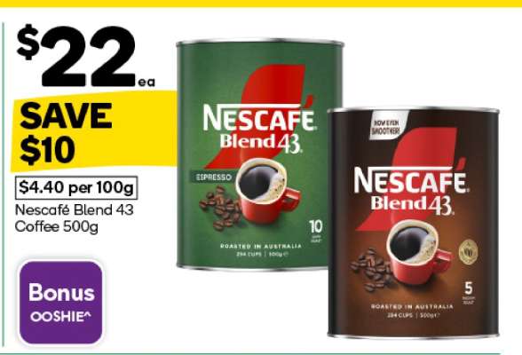 Nescafé Blend 43 Coffee 500g