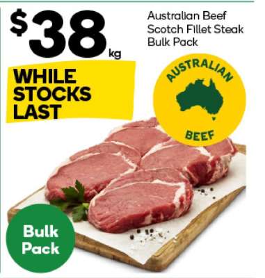 Australian Beef Scotch Fillet Steak Bulk Pack