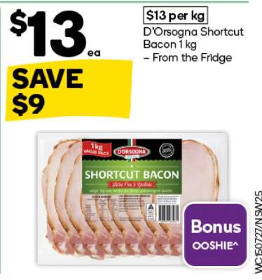 D'Orsogna Shortcut Bacon 1 kg