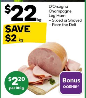 D'Orsogna Champagne Leg Ham