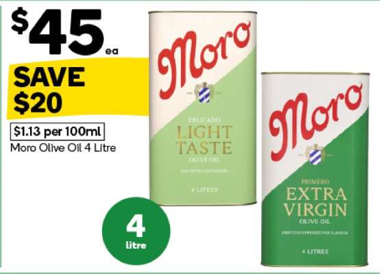 Moro Olive Oil 4 Litre