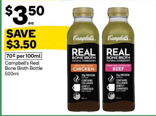 Campbell’s Real Bone Broth Bottle 500ml