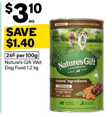 Nature's Gift Wet Dog Food 1.2 kg