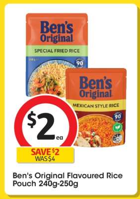 Ben's Original Flavoured Rice Pouch