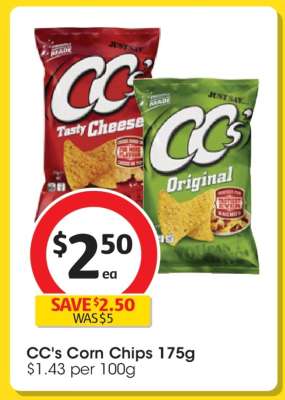 CC’s Corn Chips 175g