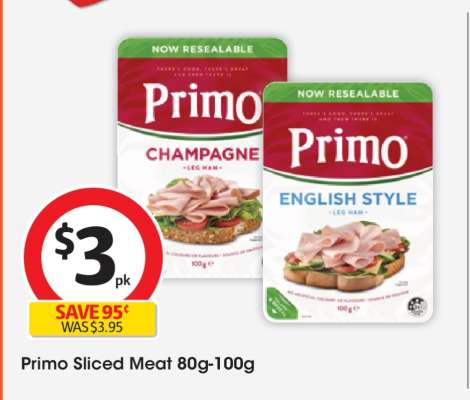 Primo Sliced Meat 80g-100g