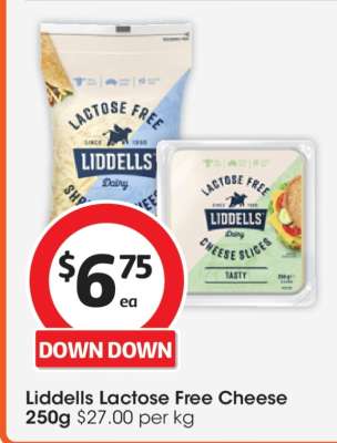 Liddells Lactose Free Cheese